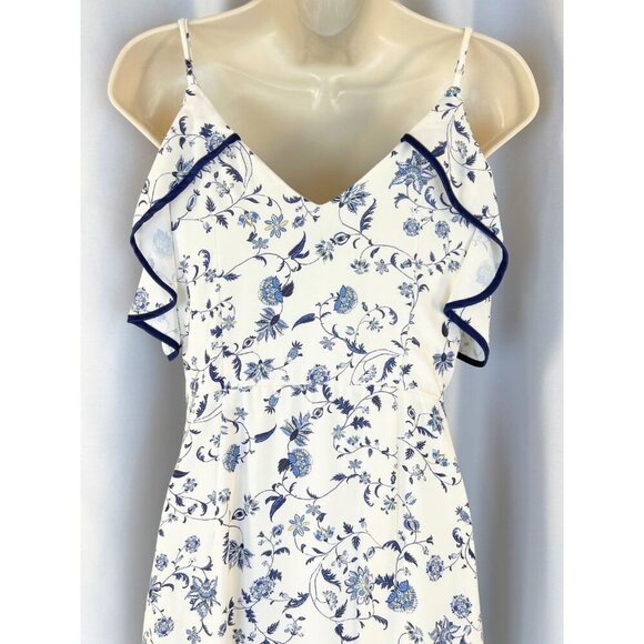 Greylin White Emma Ruffled Wrap Dress - Picture 9 of 14